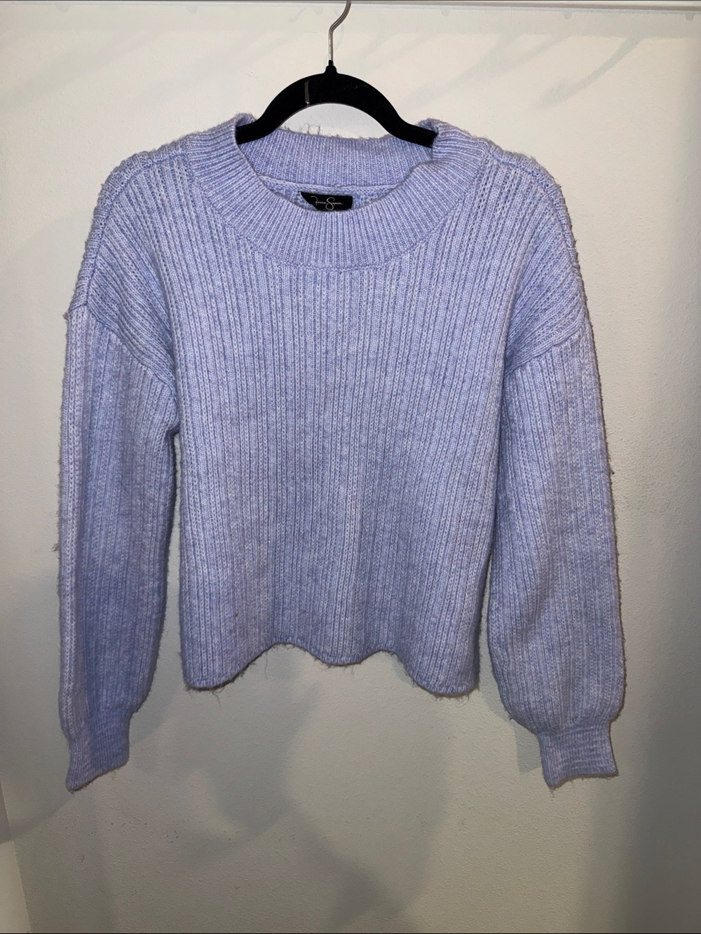 Jessica Simpson Baby Lavender Portia Cable Knit Sweater XL